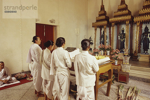 Brahamanic Zeremonie  Bangkok  Thailand