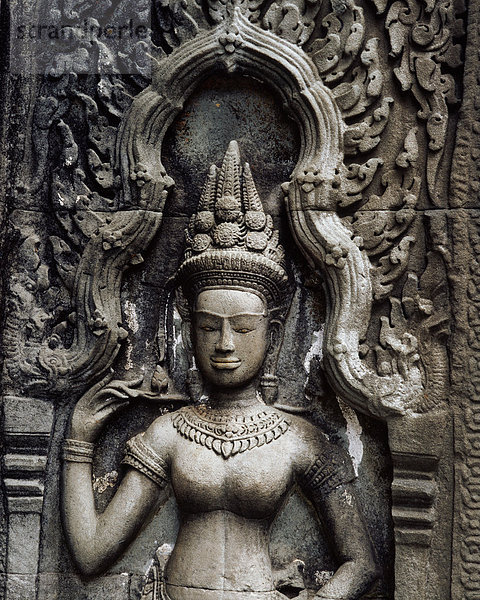 Cambodia Angkor. Ta Prohm  Devata