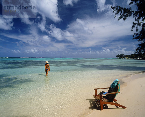 Mauritius  der Strand von Club Med in Pointe Aux Kanoniere