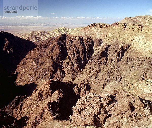 Mountain umgebende Petra  Jordanien