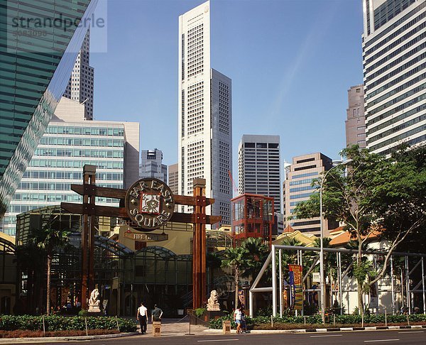 Far East Square im zentralen Business-Distrikt in Singapur