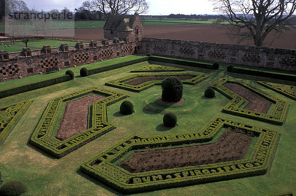 UK  Schottland. Gärten von Schloss Edzell