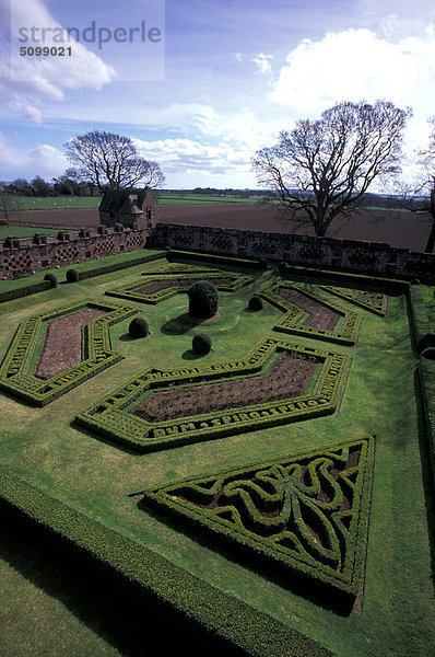 UK  Schottland. Gärten von Schloss Edzell