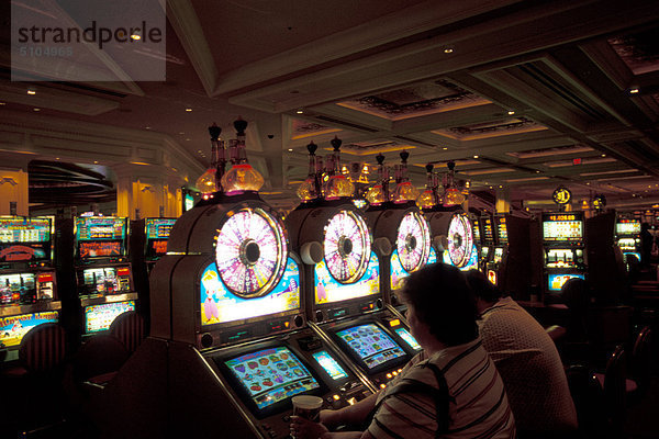 USA-Nevada  Las Vegas  The Venetian Hotel und Casino  Spielautomaten
