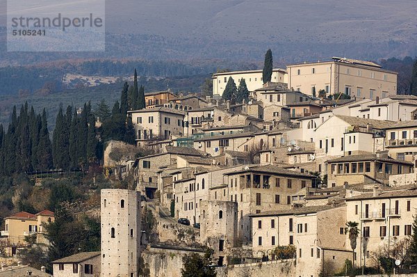 Dorf Italien Umbrien