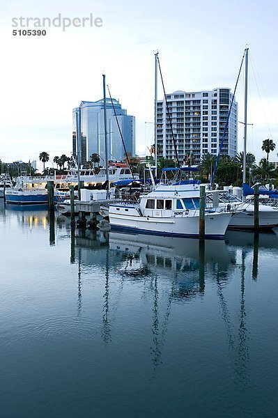 USA  Florida  Sarasota  die marina