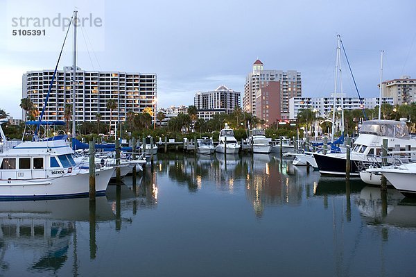 USA  Florida  Sarasota  die marina