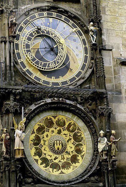 Tschechische Republik  Prag  Altstadt  astronomische Uhr Hall