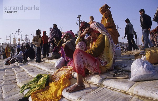 Indien  Uttar Pradesh  Allahabad (Prayag)  Heilige Kumbh Mela-Festival