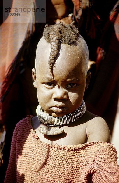 Namibia  Kaokoland  Region Kunene Himba Mädchen