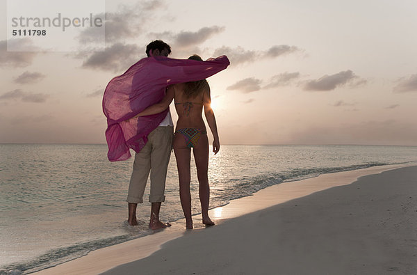 Strand  Sonnenuntergang  spielen