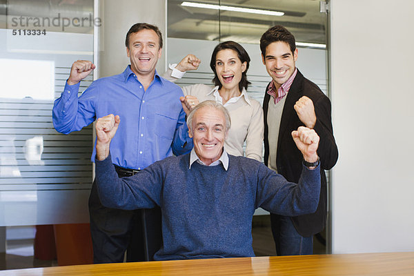 Mensch  Büro  Menschen  jubeln  Business