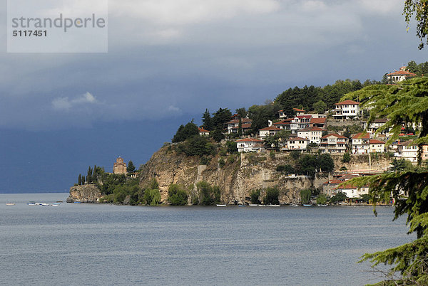 Das Dorf am See  Ohrid  Mazedonien