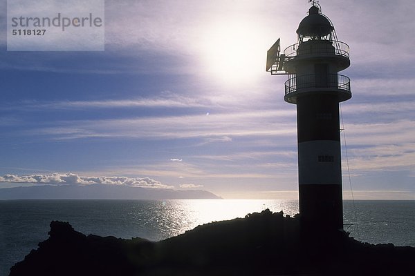Spanien  Kanarische Inseln  Teneriffa  der Leuchtturm von Punta de Teno