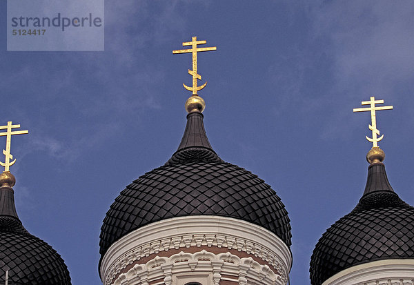 Europa  Estland  Tallinn  Ostsee  die orthodoxe Kathedrale Alexandre Nevsky
