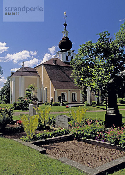 Schweden  Jalarna Region  Leksand Stadt der Kirche