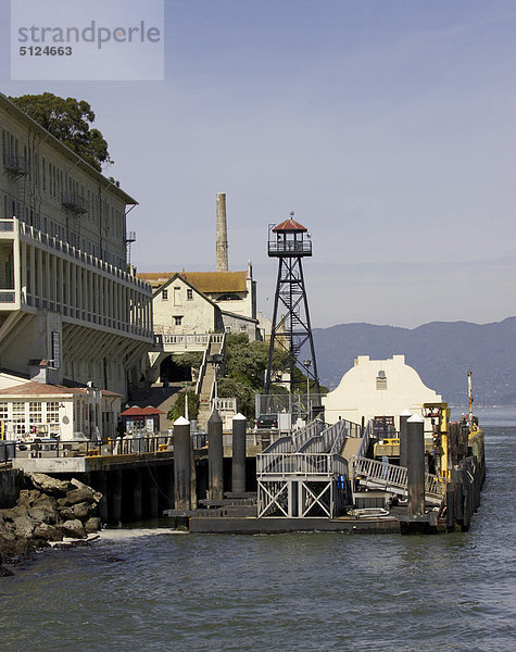 USA  California  San Francisco  Alcatraz Zuchthaus Hafen