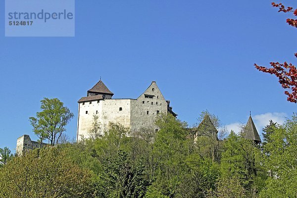 Liechtenstein  Balzers befestigte Burg