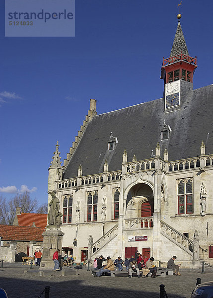 Belgien  Damme  City hall