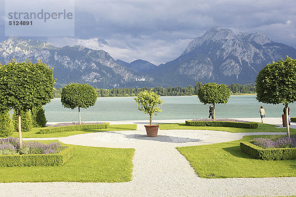 Europa  Deutschland  Bayern  Deutsche Alpenstrasse  Schwangau