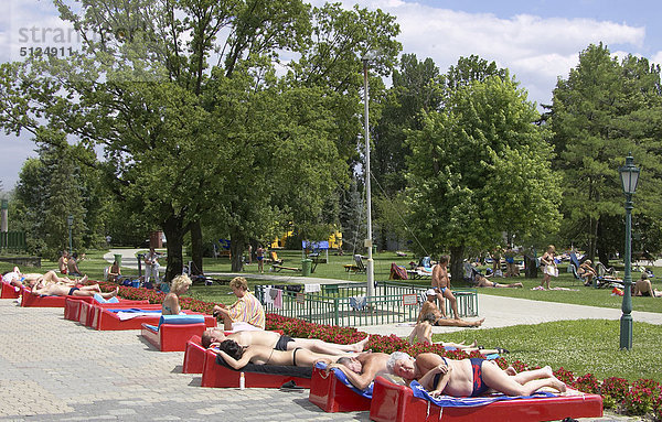 Ungarn  Park der thermischen Mitte Gyula