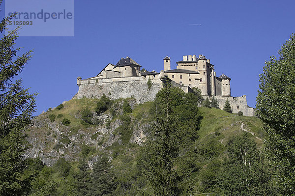 Frankreich  Hautes Alpes  regionalen Park von Queyras  das Schloss