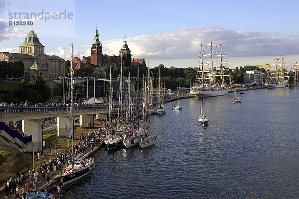 Europa  Szczecin  Polen  Historisches Schiff