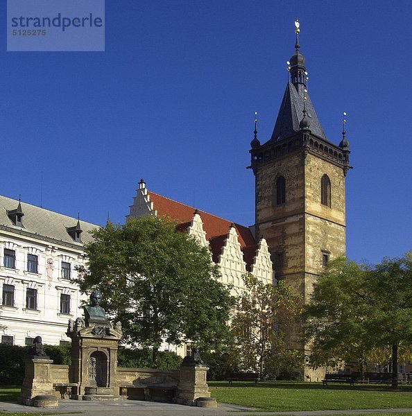 Europa  Czech Republic  Prag  Karlovo Manesti Platz  Rathaus