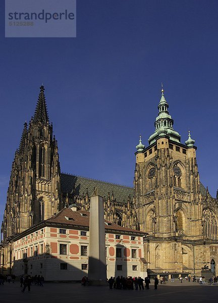 Tschechische Republik  Prag  Saint Vitus Kathedrale im Schloss