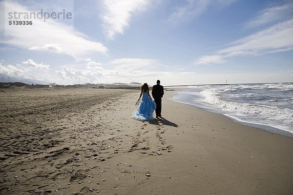 Hochzeitstag am Strand