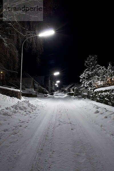 Schnee auf der Straße