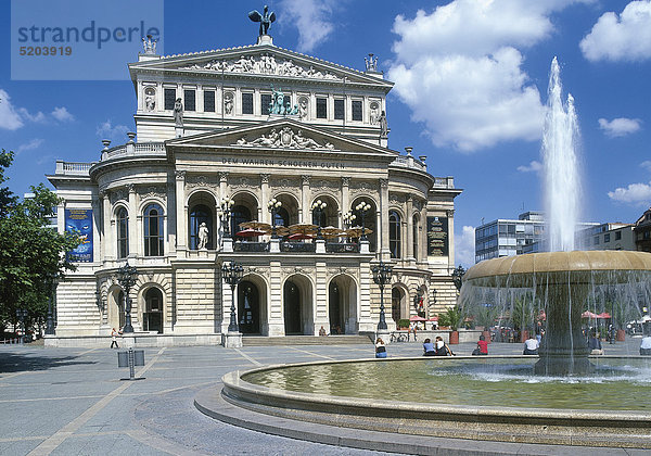 Frankfurt  Alte Oper  Hessen  Deutschland