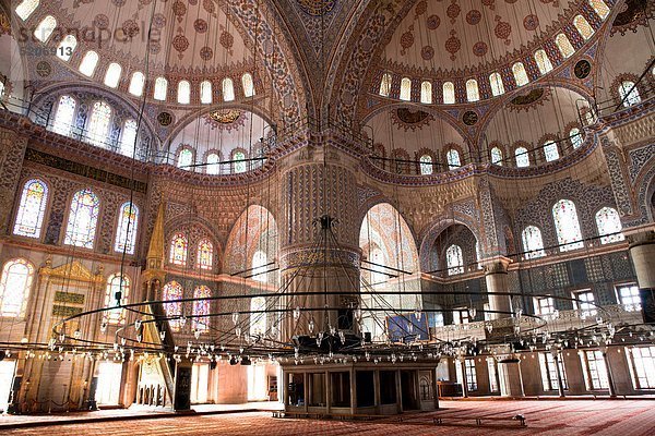 Türkei  Istanbul  die Sultan-Ahmed-Moschee