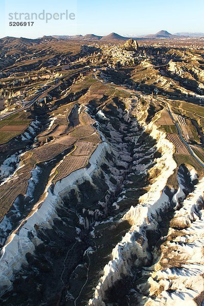 Türkei  Anatolien  Cappadocia  Vulkanlandschaften und erodierten Felsen