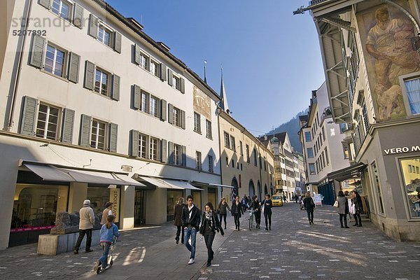 Schweiz  Graubünden  Chur  Stadtzentrum