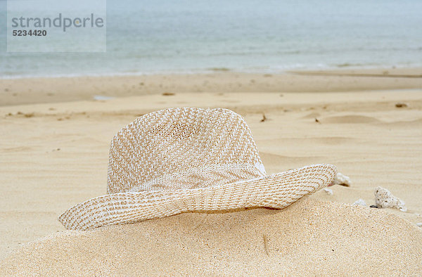 Sonnenhut am Strand