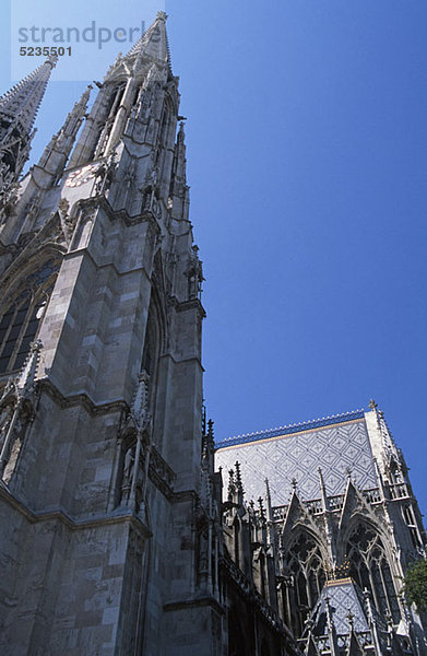 Österreich  Wien  Tiefblick auf die Votivkirche