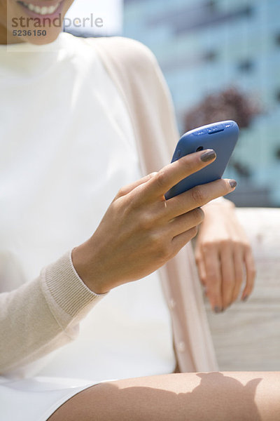 Textnachrichten für Frauen  beschnitten