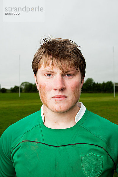 Portrait eines Rugby-Spieler