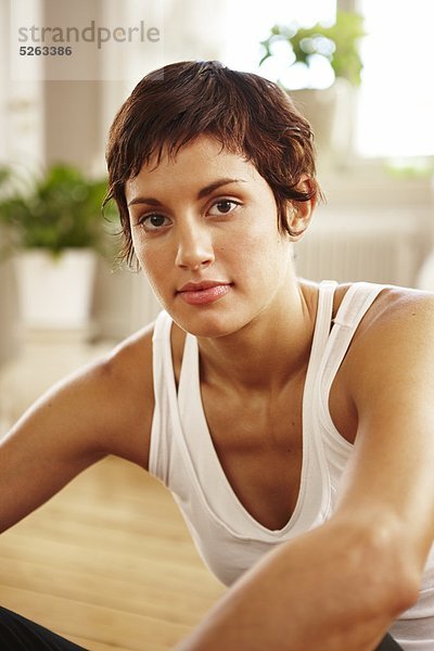 Portrait of Woman wearing Tank top