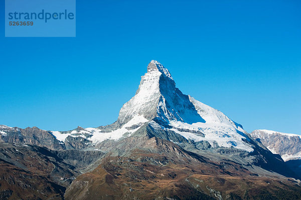 Matterhorn  Penninische Alpen  Schweiz