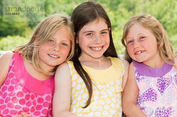 Drei Mädchen  portrait