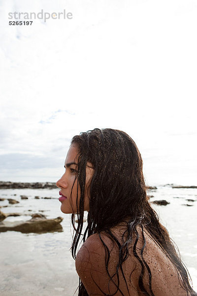 Woman on beach