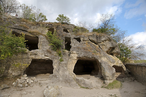 «ufut Qale  Tschufut-Kale  zu Deutsch Judenfestung  Höhlenstadt  Halbinsel Krim  Ukraine  Osteuropa