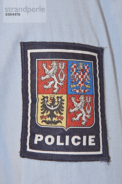 Polizeiabzeichen der Tschechischen Republik  Tschechien  Wappen  Polizeiwappen  Policie  Veranstaltung 60 Jahre Bundespolizei in Berlin  Deutschland  Europa