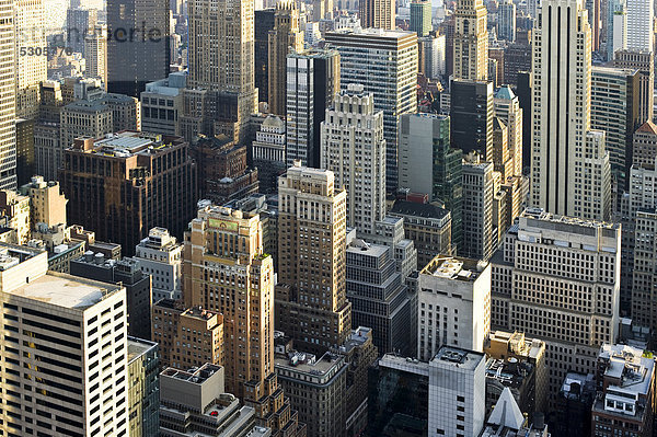 Vereinigte Staaten von Amerika USA Hochhaus New York City Innenstadt Manhattan Rockefeller Center