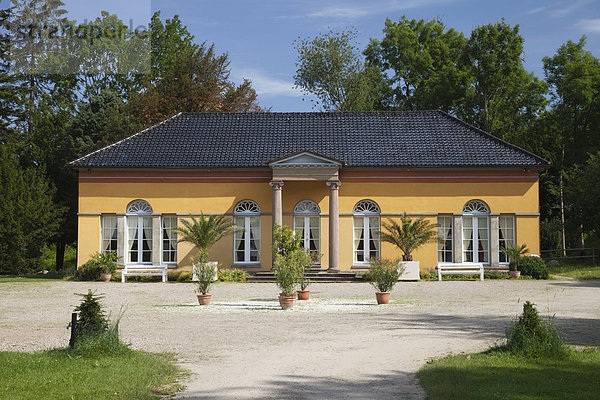 Orangerie im Schlosspark  Glücksburg  Flensburger Förde  Schleswig-Holstein  Deutschland  Europa