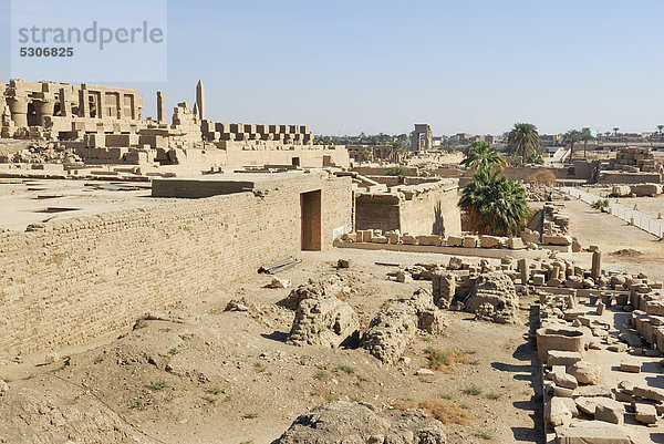 Karnak-Tempel  Luxor  Niltal  Ägypten  Afrika