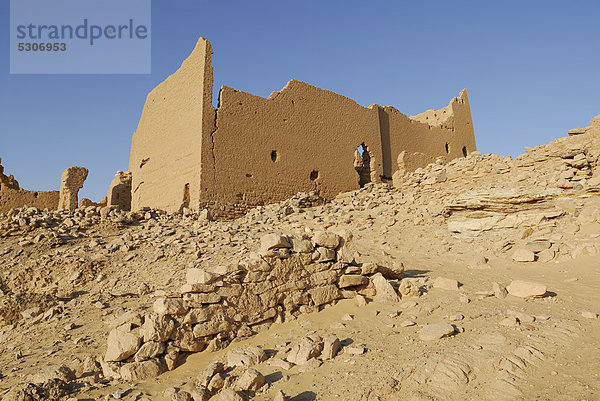 Nekropole von El Bagawat  Kargha Oase  Libysche Wüste  Ägypten  Afrika