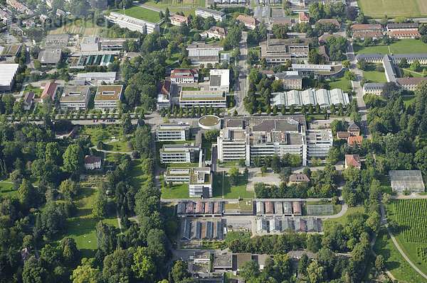 Luftbild  Teile der Campus-Universität Hohenheim  Plieningen  Baden-Württemberg  Deutschland  Europa